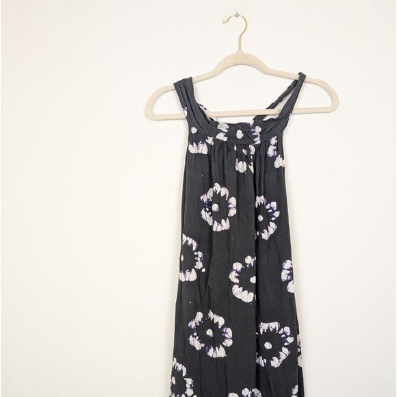 Busayo Collective Black & White Floral Halter Maxi Dress Size XL - Picture 3 of 9